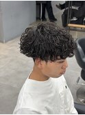 波巻きパーマシャドウパーマ波巻きシャドウメンズパーマ