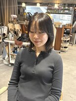 エッセ 大阪梅田茶屋町店(esse) 【梅田/U24】透け感オリーブ×くびれるレイヤーボブ