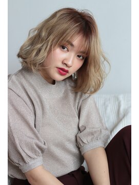 フリーラ 表参道(freera) 無造作カールのボブディ