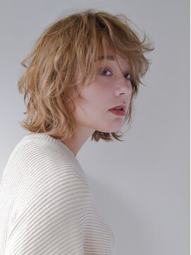 アトリエイトワ(atelier ittowa) くびれヘア/ハイライトカラー/アプリコットオレンジ/美髪/ 118