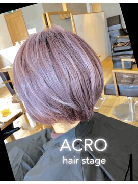 アクロ ヘアー ステージ(ACRO hair stage) ハイトーンピンクカラー