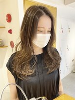リアン(Lien)&nbsp;ハイライト/グレージュ/ロング/MARINA