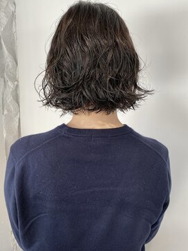 コフィー バイ メルト 吉祥寺(cofy by melt) 【三ツ井純】大人可愛いアンニュイボブパーマダメージレス20代