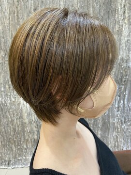 ヘアリゾートエーアイ 高田馬場店(hair resort Ai) 20代30代40代マロンベージュ/Aラインボブ/かきあげ[高田馬場駅]