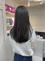 イヴォーク トーキョー(EVOKE TOKYO) ナチュラル レイヤーカット ロングヘア コスメストレート 暗髪
