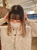 フランチェスカ(Francesca)&nbsp;フルバング/ワイドバング/前髪カット/顔周りレイヤーストレート