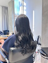 ヘアサロン ガリカ 表参道(hair salon Gallica) 【miko】韓国風透明感クリアブラック/大人ゆるふわ暗髪ロング