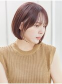 似合わせカット×あご横丸みボブ【瀧上丈司】