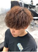 波巻きパーマ