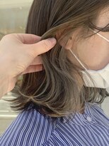 ガーデンヨコハマエスト(GARDEN YOKOHAMA est)&nbsp;イヤリングカラー　似合わせカット　イメチェン　ベージュ