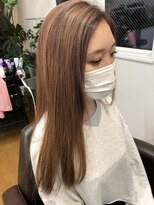 ユイマール(YUIMARL)&nbsp;ダブルカラー×ピンクベージュ