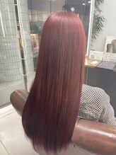 アルファタッチ 静岡店(alpha touch)&nbsp;ロングヘア×ディープレッド