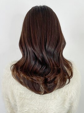 アルバム 新宿(ALBUM SHINJUKU) くびレイヤー美髪グレージュカラーレイヤーロング_ba493831