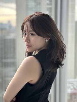 ザザアオヤマ(ZA/ZA AOYAMA) ★レイヤーカット柔らかベージュ