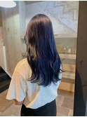 【三谷大樹】色落ちシルバーのブルーラベンダー