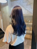 ココモ(KOKOMO) 【三谷大樹】色落ちシルバーのブルーラベンダー