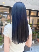 フレイムス ヘアアンドリラックス 赤羽店(Frames hair&relax)&nbsp;ネイビーブルーカラー