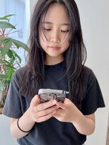 ケーツー あべのキューズモ－ル店(K-two)&nbsp;ロングレイヤー*ナチュラルレイヤーカット*センターパート