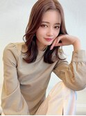 大人かわいい韓国風顔まわりレイヤー