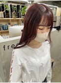ボルドーピンク