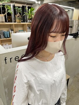 フリーラ 京都河原町三条店(freera) ボルドーピンク