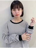 ボブ　ボブヘア　ミニボブ　青山　表参道　小顔　前髪あり