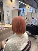 まるみボブ ショートボブ ダブルカラー