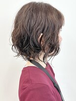 モリオ(morio)&nbsp;＊ニュアンスパーマ大人ボブパーマゆるふわパーマボブ30代40代