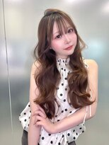 リリー(Lilley)&nbsp;マロンベージュ×小顔レイヤー×韓国風巻き×髪質改善