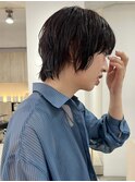 ウェットショートウルフ/矢谷/enu烏丸/京都美容室