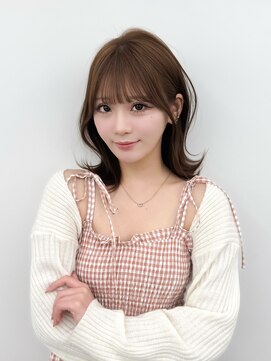 アマトウキョウスマートサロン(AMA TOKYO×Smart Salon) くびれレイヤー/顔まわりカット/くびれ巻き/レイヤーカット