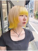 ◯ブロンドベージュ×イエロー