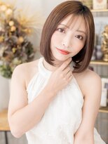 カバーヘア ブリス 上尾西口店(COVER HAIR bliss)&nbsp;韓国風インナーカラー小顔切りっぱなしボブa上尾20代30代40代
