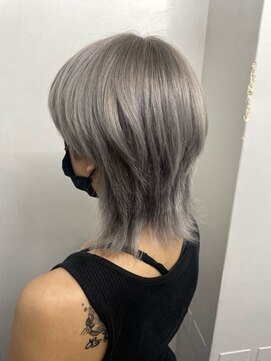 エデンユートピア(EDeN utopia) #ウルフカット#ハイトーンカラー#シルバー