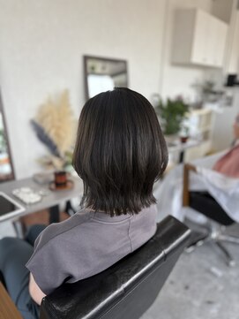 アンフィニ 延岡(Anfini) アッシュグレージュ&くびれボブ