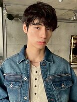 スクリーンギンザメゾン 銀座(SCREEN GINZA MAISON.)&nbsp;MEN’S HAIR/ブルーブラック/フェザーパーマ/銀座