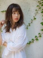 フラミューム 藤沢(flammeum)&nbsp;鎖骨ミディアム×マロンベージュ【藤沢】