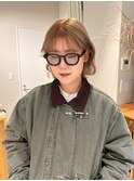 ブリーチ一回～できるこっくりベージュカラー