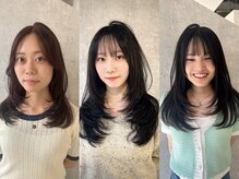 【レイヤーカット】巻いても結んでも可愛い、バランス重視