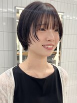 ニコ トウキョウ(nico TOKYO)&nbsp;20代30代前髪なしショートハンサムショート丸みショートレイヤー