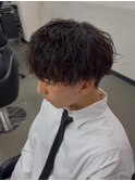 メンズマッシュ シャドウパーマ