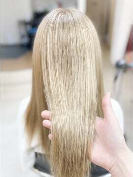 ビーワンヘアー 藤井寺 土師ノ里(B1hair) シルキーブロンド