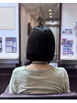 ヘアー マインド(hair MIND)&nbsp;大人のための艶切りっぱなしボブ【辻堂/髪質改善/ヘッドスパ】