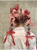 【藤沢体育祭/hono】ツインあみおろしアレンジ