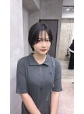 小顔にみせるハンサムショート