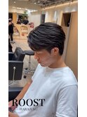 MEN’S/リバースセンターパート/ニュアンスパーマ