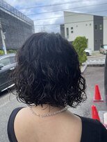 スーリール 伊都店(Sourire)&nbsp;ボブ　パーマ　黒髪