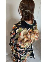 ウヌ(unu) 結婚式ヘアアレンジと着付け