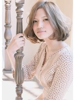 マイティ バイ エイチ(mighty by H)&nbsp;mighty スウィートボブ×ハイトーン×グレージュ