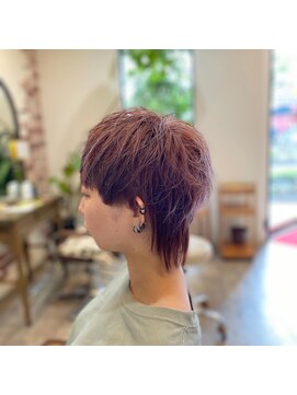 ヘア ナヴォーナ 千代ケ崎店(hair NAVONA) マッシュウルフ